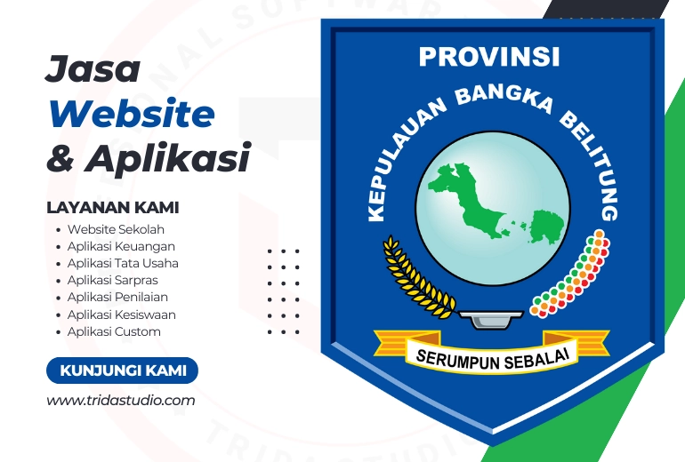 Jasa Website dan Aplikasi Kepulauan Bangka Belitung